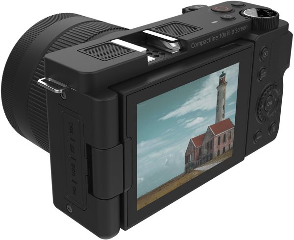 Rollei Compactline 12058 compact camera 1/4" Kompaktowy aparat fotograficzny 64 MP CMOS 9200 x 6900 px Czarny