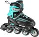 Nils Extreme NH18190 Ρυθμιζόμενα Παιδικά Inline Skates & Παγοθus 2σε1 Black-Blue S (29-33)