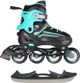 Nils Extreme NH18190 Ρυθμιζόμενα Παιδικά Inline Skates & Παγοθus 2σε1 Black-Blue S (29-33)