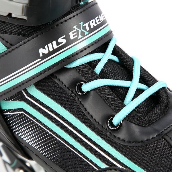 Nils Extreme NH18190 Ρυθμιζόμενα Παιδικά Inline Skates & Παγοθus 2σε1 Black-Blue S (29-33)