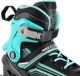 Nils Extreme NH18190 Ρυθμιζόμενα Παιδικά Inline Skates & Παγοθus 2σε1 Black-Blue S (29-33)