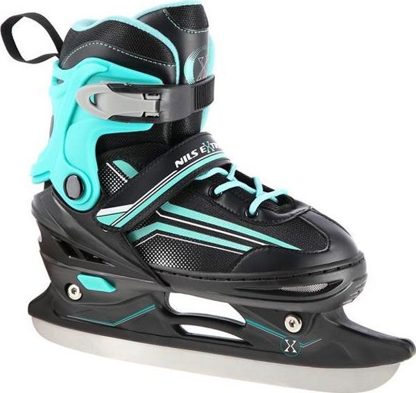 Nils Extreme NH18190 Ρυθμιζόμενα Παιδικά Inline Skates & Παγοθus 2σε1 Black-Blue S (29-33)