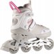 Nils Extreme NH18188A Ρυθμιζόμενα Παιδικά Πατιν-Roller 2 σε 1 Γκρι/Ροζ Μέγεθος L (39-43) ABEC-7