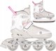 Nils Extreme NH18188A Ρυθμιζόμενα Παιδικά Πατιν-Roller 2 σε 1 Γκρι/Ροζ Μέγεθος L (39-43) ABEC-7