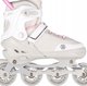 Nils Extreme NH18188A Ρυθμιζόμενα Παιδικά Πατιν-Roller 2 σε 1 Γκρι/Ροζ Μέγεθος L (39-43) ABEC-7