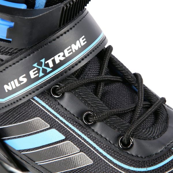 Nils Extreme Ρουλεμάν και Πατινιών 2 σε 1 Πατινιού και Ρόλερ Μαύρο-Μπλε 39-43