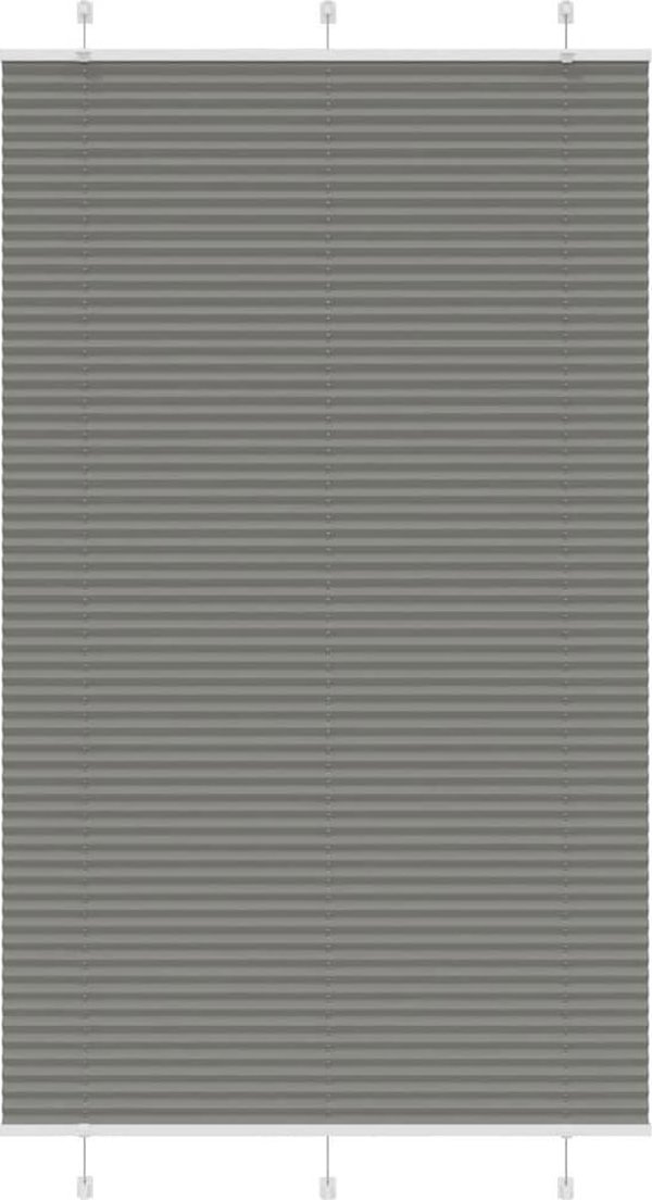 VidaXL Ρολέ Πλισέ Κλασικό, Σκίασης, Ανθρακί, 120x200 εκ.