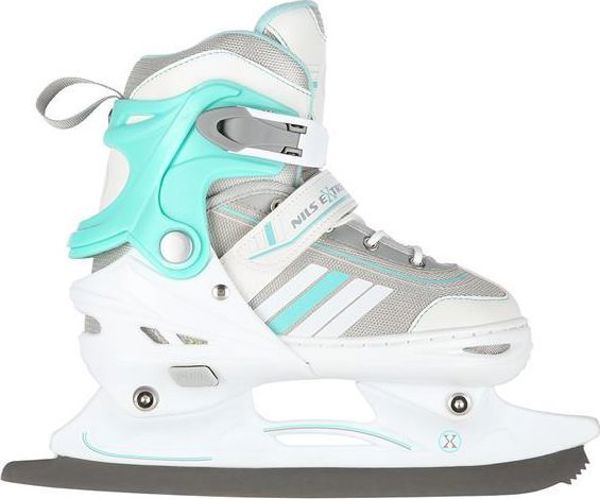 Nils Extreme NH18191 2 σε 1 Ρυθμιζόμενα Rollers & Παγοπέδιλα Λευκό/Μπλε Μέγεθος M (34-38)