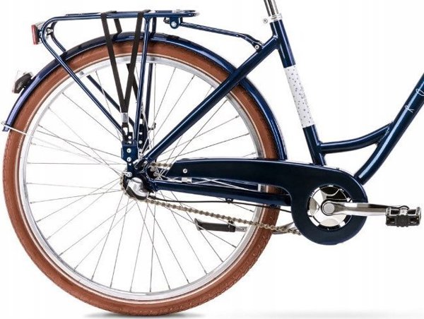 Romet Dviratis Romet Pop Art Classic 28" Alu 2022 blue mat-20" / L (Dydis: 20" / L)