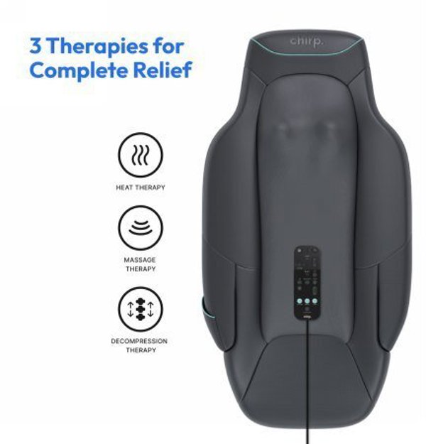 Ronic Zyle Chirp Contour Στρώμα Μασάζ με Εναλλάξιμους Κυλίνδρους για Ανακούφιση της Μέσης