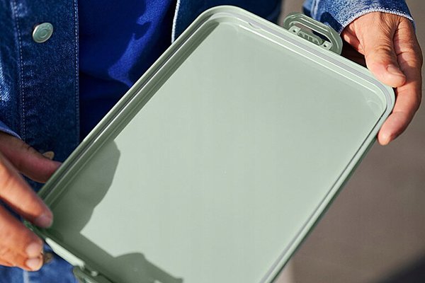 Rosti Mepal Pietų dėžutė - indelis Mepal Lunchbox Take a Break Flat Nordic Sage MP107635094700, 800 ml