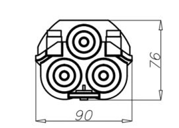 ROSA Tabliczka Ασφαλειοθήκη NTB-2 324120, Πίνακας Ηλεκτρολογικός, 1 Τεμάχιο