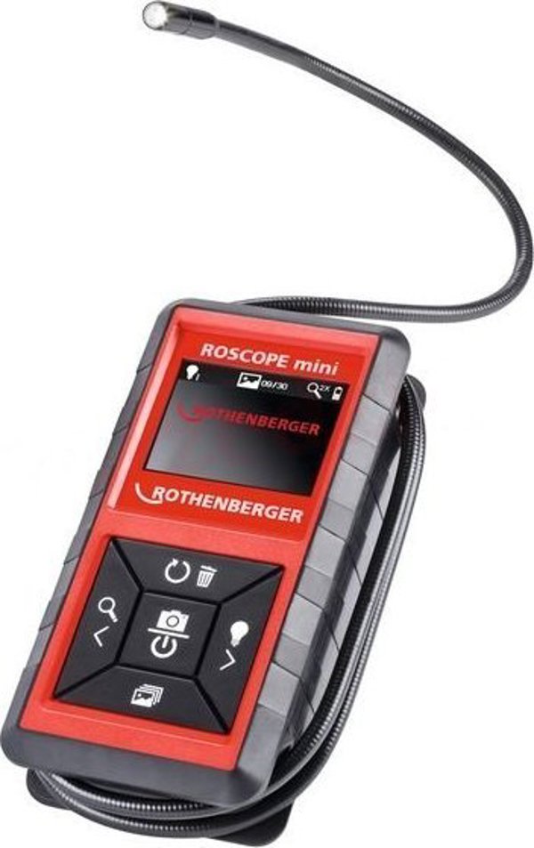 Rothenberger ROSCOPE Mini Κάμερα Επιθεώρησης, Κεφαλή 8.5mm, Καλώδιο 120cm, 1000002268
