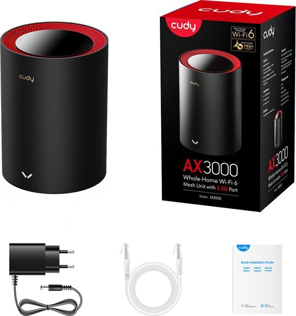 Router Cudy M3000 1-pak czarny