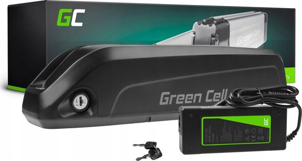 Μπαταρία E-Bike Green Cell 36V 10.4Ah 374Wh Li-Ion 5.5x2.1mm με φορτιστή