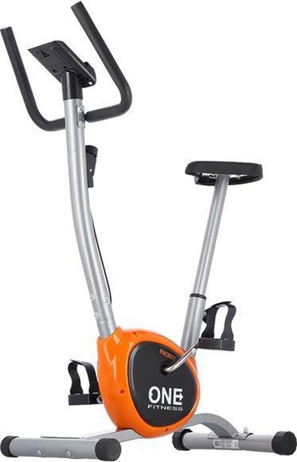 Στατικό Ποδήλατο Γυμναστικής One Fitness RW3011 Ασημί-Πορτοκαλί