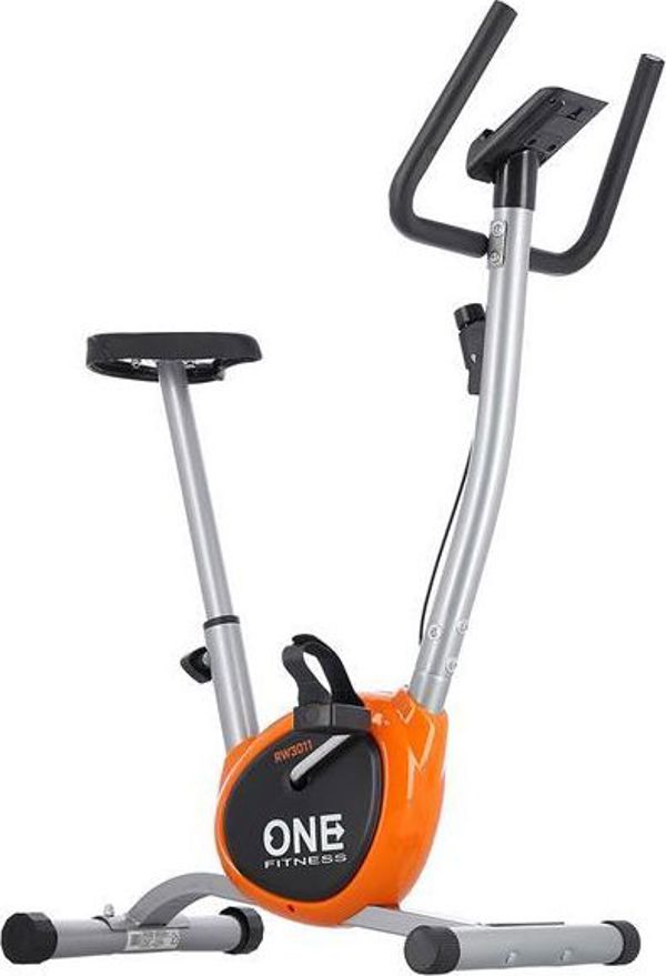 Στατικό Ποδήλατο Γυμναστικής One Fitness RW3011 Ασημί-Πορτοκαλί