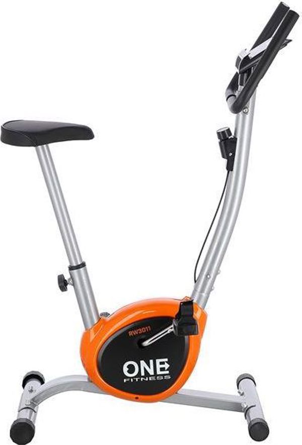 Στατικό Ποδήλατο Γυμναστικής One Fitness RW3011 Ασημί-Πορτοκαλί
