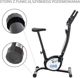 Rower stacjonarny One Fitness treningowy mechaniczny RW3011 czarno-bialy