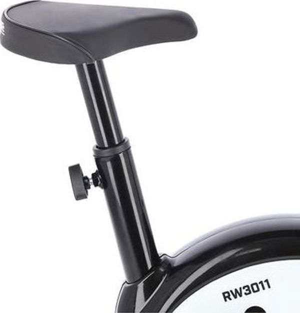 Rower stacjonarny One Fitness treningowy mechaniczny RW3011 czarno-bialy