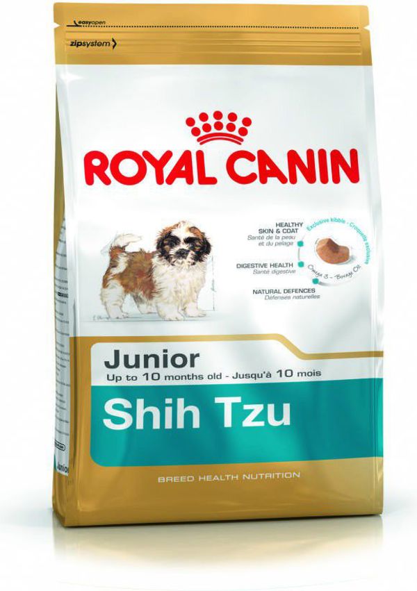 Royal Canin Shih Tzu Junior ξηρή τροφή για κουτάβια έως 10 μηνών, φυλή Shih Tzu 0.5 kg