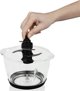Cloer 6829 Πολυκόπτης Multi Chopper, 1.2L, Γυάλινο Μπολ, Ανοξείδωτο Ατσάλι/Μαύρο