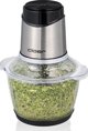 Cloer 6829 Πολυκόπτης Multi Chopper, 1.2L, Γυάλινο Μπολ, Ανοξείδωτο Ατσάλι/Μαύρο