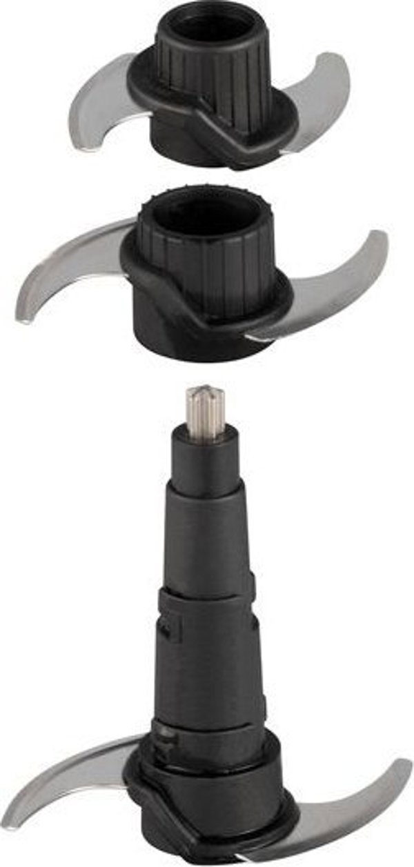 Cloer 6829 Πολυκόπτης Multi Chopper, 1.2L, Γυάλινο Μπολ, Ανοξείδωτο Ατσάλι/Μαύρο