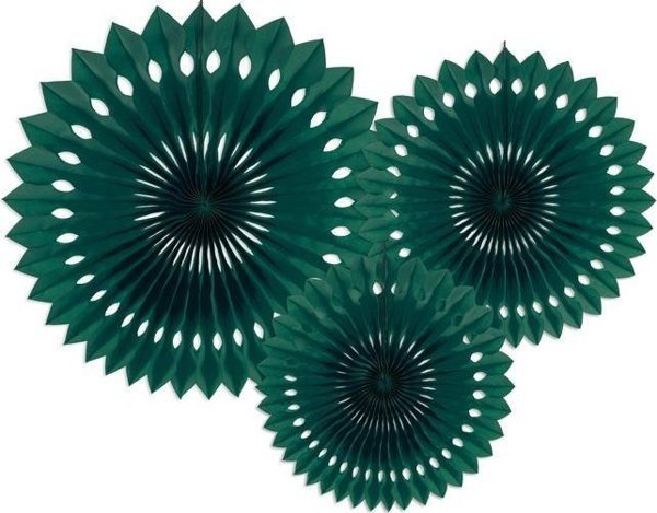 Διακοσμητικές ροζέτες σκούρο πράσινο 20-30cm