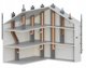 ROZDZIELACZ SYSTEMU PP DN60/100 2X80 HORYZ. USZCZ.