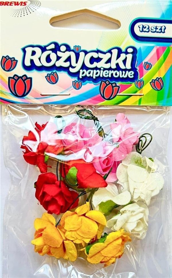 Rozyczki papierowe rozowe