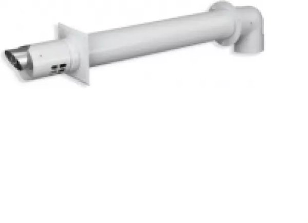Vaillant Οριζόντιος Σωλήνας Αέρα-Καυσαερίων 82/125mm, L=750mm με Ανεμοθώρακα (DWZ)
