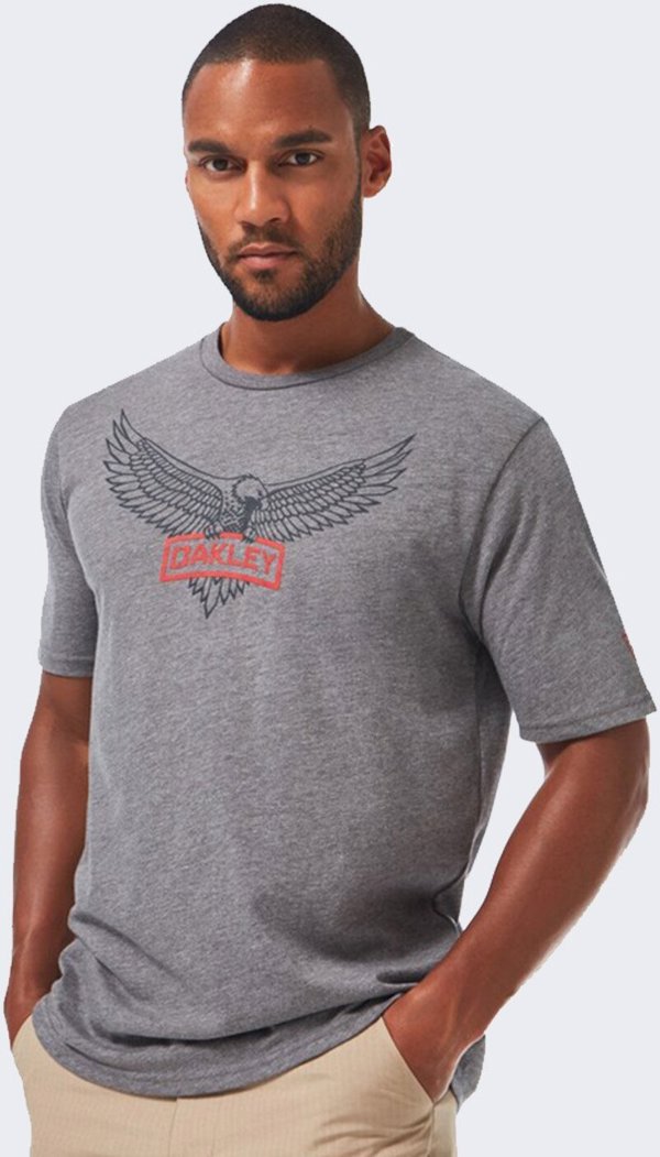 Russell Athletic Koszulka Oakley SI Eagle ATHLETIC HEATHER GREY