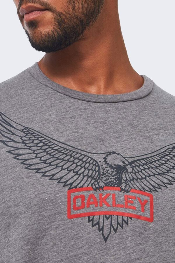 Russell Athletic Koszulka Oakley SI Eagle ATHLETIC HEATHER GREY