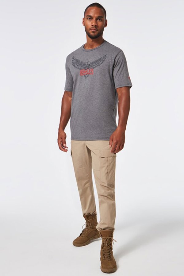Russell Athletic Koszulka Oakley SI Eagle ATHLETIC HEATHER GREY