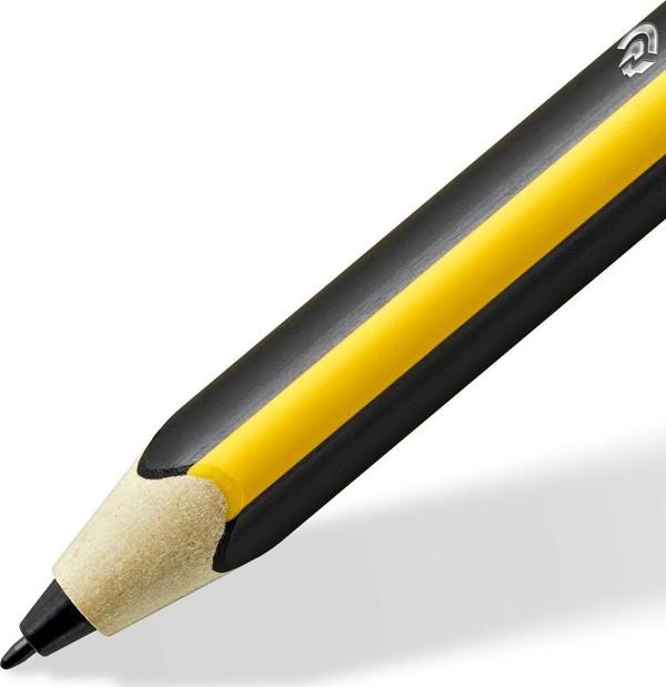 Staedtler Noris Digital Jumbo Stylus - Γραφίδα Οθόνης Αφής με Τεχνολογία EMR, 4.096 Επίπεδα Πίεσης, Μαύρο-Κίτρινο