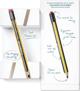 Staedtler Noris Digital Jumbo Stylus - Γραφίδα Οθόνης Αφής με Τεχνολογία EMR, 4.096 Επίπεδα Πίεσης, Μαύρο-Κίτρινο