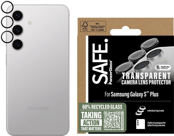 SAFE. Camera Lens Protector Clear Samsung Galaxy S25 Plus