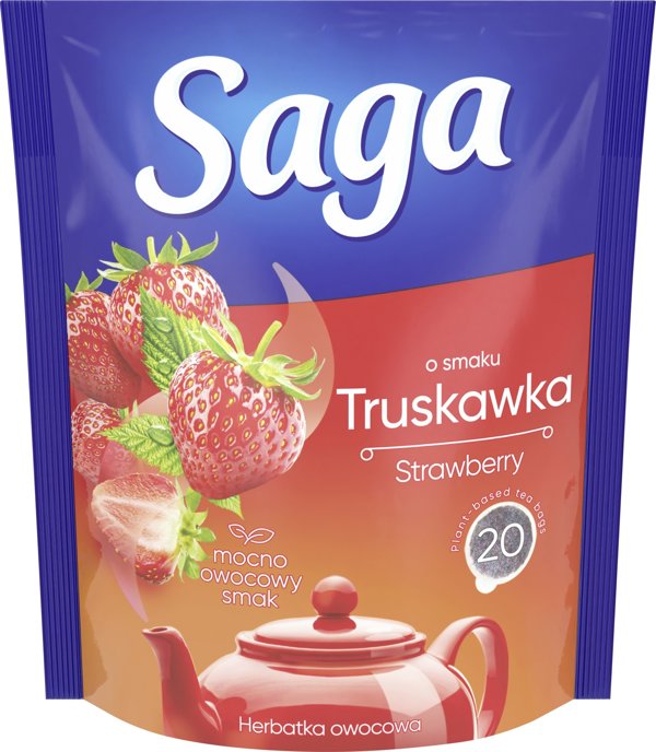 Τσάι Saga Φράουλα, 20 Φακελάκια
