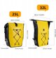 Τσαντάκι ποδηλάτου Rockbros 30140022005 αδιάβροχο 25-32L κίτρινο
