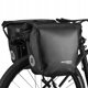 Sakwa rowerowa Rockbros AS-003-1BK wodoodporna z paskiem na ramie montaz przod/tyl 10-14l - czarna
