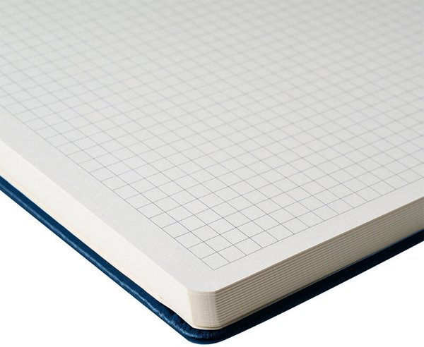 Sakura Squared Hard Cover Notebook 13x21 cm Deep Indigo