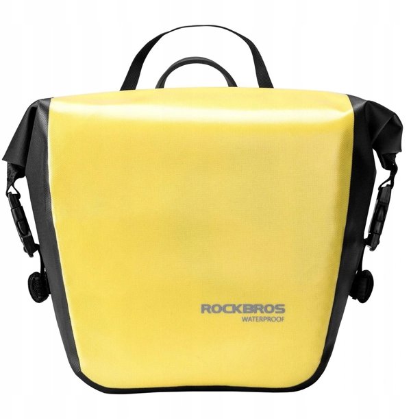 Τσάντα ποδηλάτου Rockbros AS-003-1Y αδιάβροχη κίτρινη 10-14 λίτρα με ιμάντα ώμου