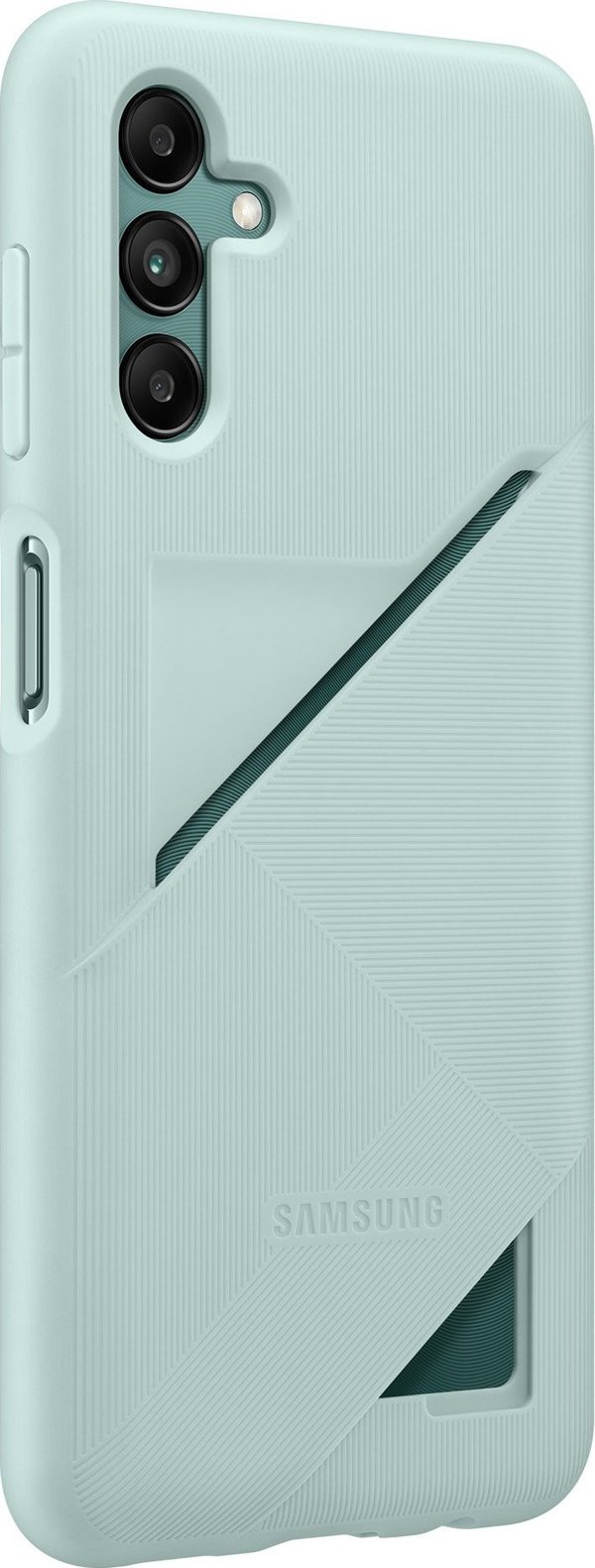 Samsung Card Slot Cover Θήκη Σιλικόνης για Samsung Galaxy A04s - Πράσινο (EF-OA047TGEGWW)