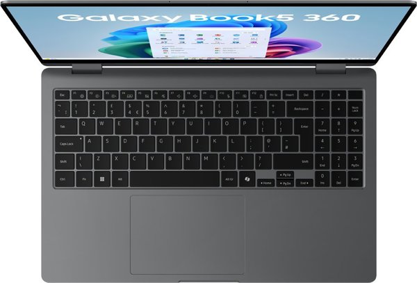 SAMSUNG Galaxy Book5 360 39,60cm 15,6Zoll Intel Ultra 7 256V 32GB LPDDR5x 512GB SSD W11P Grey