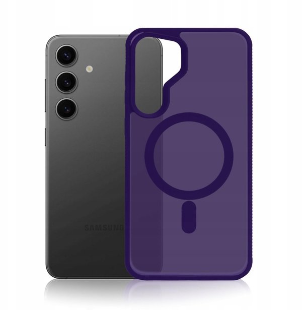 Samsung Galaxy S24 - 3mk Smoke MagCase Purple