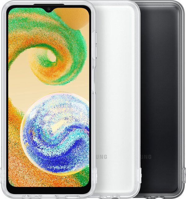 Samsung Samsung Soft Clear Cover ανθεκτική θήκη με ζελατινώδες πλαίσιο και ενισχυμένη πλάτη Samsung Galaxy A04s διαφανής (EF-QA047TTEGWW)