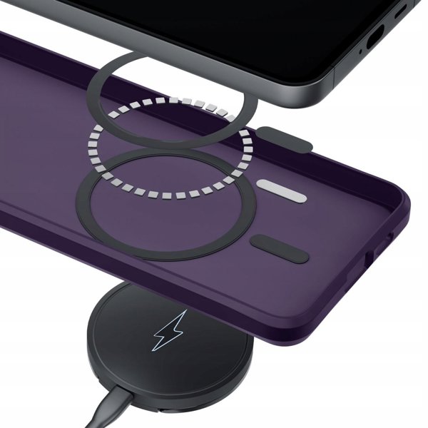 Samsung Galaxy S25 - 3mk Smoke MagCase Purple