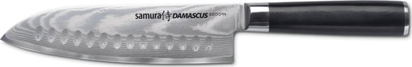 Samura Damascus Santoku Μαχαίρι Σεφ με Κυψέλες, 18cm