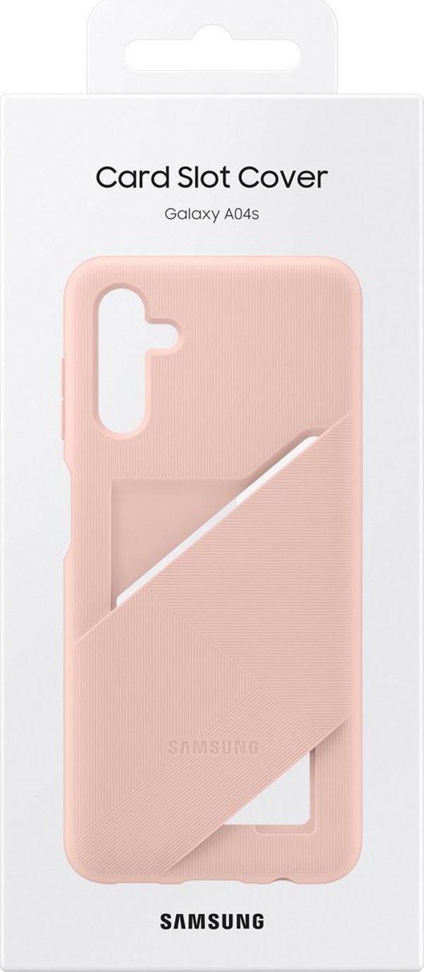Samsung Θήκη Card Slot Cover για Samsung Galaxy A04s, Σιλικόνης με Θήκη για Κάρτες, Χάλκινο (EF-OA047TZEGWW)